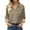 Khaki, variant on Womens Tops Retro Floral Print Long Sleeve Satin Shirt Spring Summer Shirts for Women Blue 4Xl