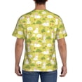 thumbnail image 3 of Bixox Men's Easter Bunny Printed Short Sleeve Skinny Athletic T-Shirt, 3 of 6