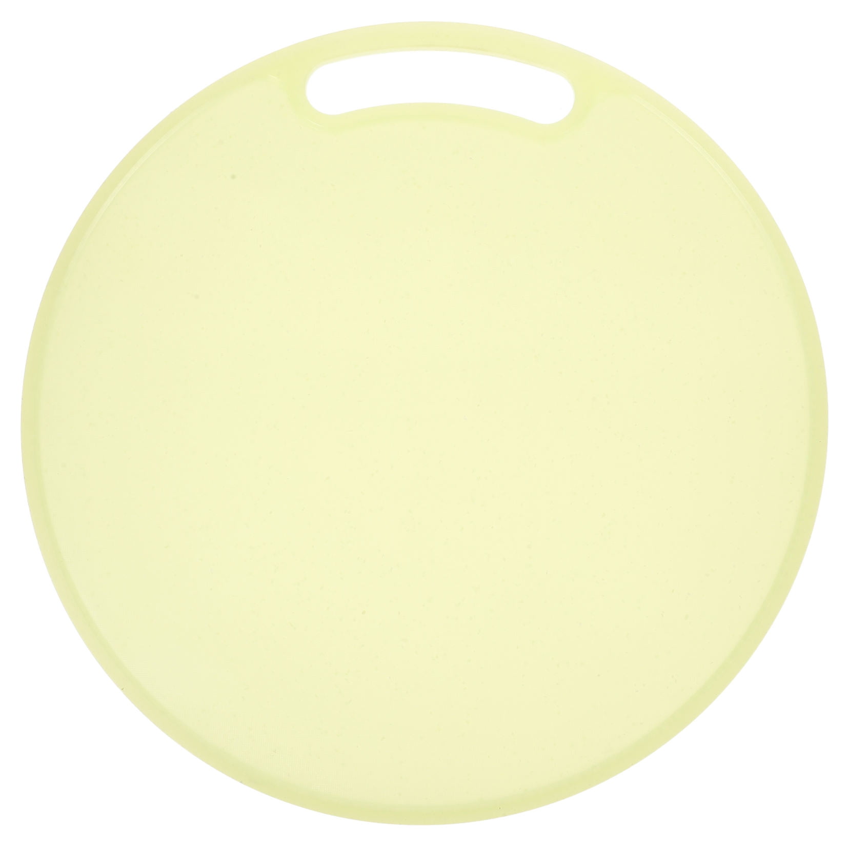 Tineasur Light Green Round Cutting Mat for Kitchen Cutting Made of Tough Reusable Plastic Material