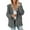 Grey, variant on Women's Reversible Hooded Winter Jacket With Pockets Stylish & Warm Outerwear Justified Jacket Long Coat Women Womens Zip up Women's Jacket Thin Jacket for Women Er Tech Jacket Leopard Trim Anorak