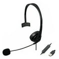 thumbnail image 2 of WQNZMADO 2X USB Call Center Headset with Noise Cancelling Mic Monaural Headphone for PC Home Office Phone Service Plug and Play, 2 of 4