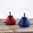 thumbnail image 6 of Plasma Ball 3 Inch Red Light Touch Induction Plasma Lamp Creative USB Powered Electrostatic Flashing Ball for Parties, Decorations, Prop, Home, Blue Base, 6 of 7