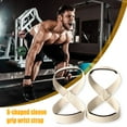 thumbnail image 2 of Padded Figure 8 Deadlift Training Straps Durable Pull-Ups Straps for Gym Fitness, 2 of 9
