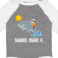 thumbnail image 4 of Inktastic Sanibel Island Florida Dolphin Boys or Girls Long Sleeve Baby Bodysuit, 4 of 5