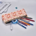 thumbnail image 5 of Rocae Strawberry for Leather Pencil Case - Zippered Pen Case Stationery Bag Zipper Pouch Pencil Holder For Men Women Businessmen And Artists, 5 of 5