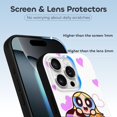 thumbnail image 3 of Funda de TPU de Las Chicas Superpoderosas para iPhone 16 Pro: ultrafina, a prueba de golpes, antiamarilleo, resistente a arañazos, compatible con carga inalámbrica, agarre mejorado, estilo negro., 3 of 7