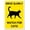 Warning Sign 4, variant on Drive Slowly Watch for Cats Sign – 8x12 Inch Reflective Aluminum,UV Protected & Weatherproof,HighVisibility Cat Safety Warning for Neighborhood or Driveway
