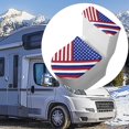thumbnail image 6 of HELLHERO American Flag Adjustable Elastic Fabric Toilet Lid Cover and Toilet Tank Lid Cover, Washable Easy to Clean Toilet Seat Cover Set for Bathroom Home, 6 of 7