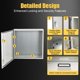 thumbnail image 2 of Yeshouse Caja de conexiones eléctricas de acero, impermeable y a prueba de polvo, tipo NEMA, con cerraduras de seguridad y placas de montaje, ideal para instalación en pared, interior y exterior, 2 of 8