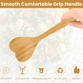 thumbnail image 5 of 2 Pcs Wooden Heart Spoons Set, Heart Shaped Bamboo Spoon, Long Handle Wooden Serving Mixing Spoon for Mother's Day, Wedding Gifts, Heart Shaped Wooden Spoons for Eating (Bamboo), 5 of 7