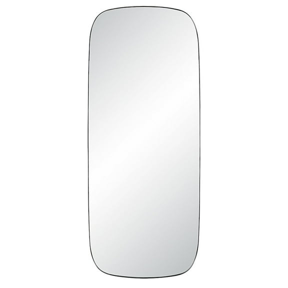 Renwil Almandine 72" Tall Rectangular Mirror, Matte Black