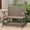 Antique Brown, variant on Pemberly Row Patio Glider Loveseat in Antique Brown