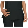 thumbnail image 3 of koi Basics Women's Katie Mock Wrap Solid Scrub Top, 3 of 3