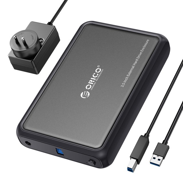 Carcasa de disco duro ORICO para HDD SATA SSD de 3,5 y 2,5 pulgadas