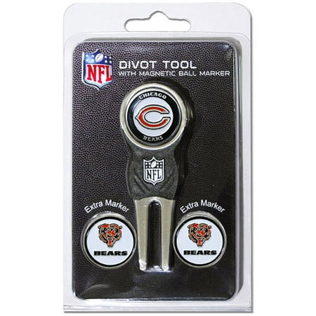 - Team Golf NFL Chicago Bears Divot Tool Pack With 3 Golf Ball Markers
