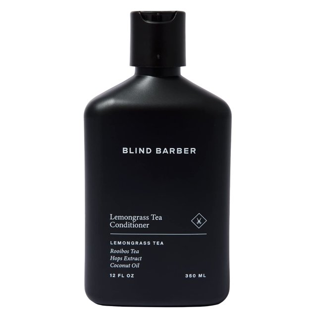Acondicionador de té de hierba de limón de Blind Barber - Acondicionador diario sin sulfato para hombres - Añade cuerpo y brillo previene enredos - Aroma revitalizante de hierba de limón - Sin paraben