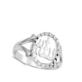 thumbnail image 4 of Filigree Hanukkah Jewish Sign Religious Ring 925 Sterling Silver Band Jewelry Female Male Size 8, 4 of 4
