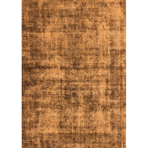 Ahgly Company Indoor Rectangle Oriental Orange Industrial Area Rugs, 4' x 6'