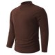 thumbnail image 4 of pstuiky camisas de hombre de manga larga, Suéter informal y cálido de color sólido con cuello redondo y manga larga para hombre, con base de terciopelo alemán. Tops casuales para hombres xl, 4 of 5