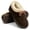 Coffee, variant on Knivor Cozy Bootie Slippers for Women with Cute Bow Fuzzy Slippers Slip On Warm Furry Ankle Bootie Slippers Anti-Slip Sole for Indoor Outdoor House Shoes