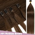thumbnail image 3 of Benehair Russian Keratin Nail-U-Tip Hair Pre Bonded Remy Human Hair Extensions 1g US Fusion 16"-24", 3 of 11