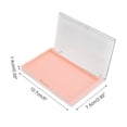 thumbnail image 2 of Unique Bargains 1 Pc Single Layer Rectangular Nail Storage Box Orange Pink Plastic, 2 of 5