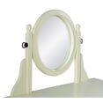 thumbnail image 3 of Linon Lorraine Wood Vanity Set in White, 3 of 19