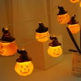 thumbnail image 5 of Hvmvliv Pumpkin String Lights 118in Halloween Pumpkin Light String Decorate The Halloween Party with Festive Decorations Suitable for Halloween Decoration Orange, 5 of 6