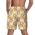 thumbnail image 4 of Haiem Hand Drawn Snake Mens Swim Trunks with Compression Liner 2 in 1 Swimming Shorts Stretch Swimwear Quick Dry,Board Shorts-Medium, 4 of 9