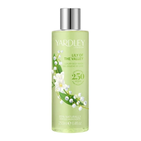 Yardley Lily of the Valley Luxury Body Wash, 8.4 oz