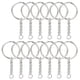 thumbnail image 1 of 100pcs 25mm Split Key Ring with Extend Chain for Craft Charm Making resin to create your unique charms, 1 of 5