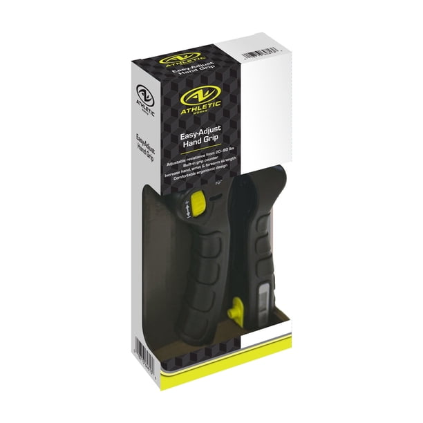 Athletic Works Adjustable Hand Grip Exerciser, 20-80 lb Resistance