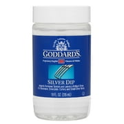 Goddards Silver Cleaner Dip  Silver Jewelry Cleaner Solution for Filigree Metalwork & Small Items  Professional Use Silver Tarnish Remover  Silverware Cleaning Supplies (10 oz)
