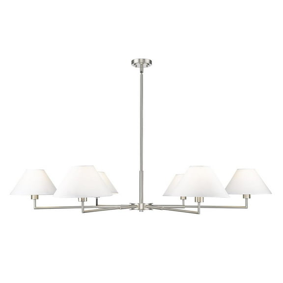 Z-Lite Ascend 2 Light Vanity Light in Matte Opal and Chrome