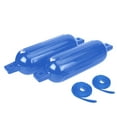 thumbnail image 2 of Ozark Trail 2-pack Inflatable Boat Fenders – Blue 5.5x20" with Fender Lines, Bumpers Buoys, 2 of 5
