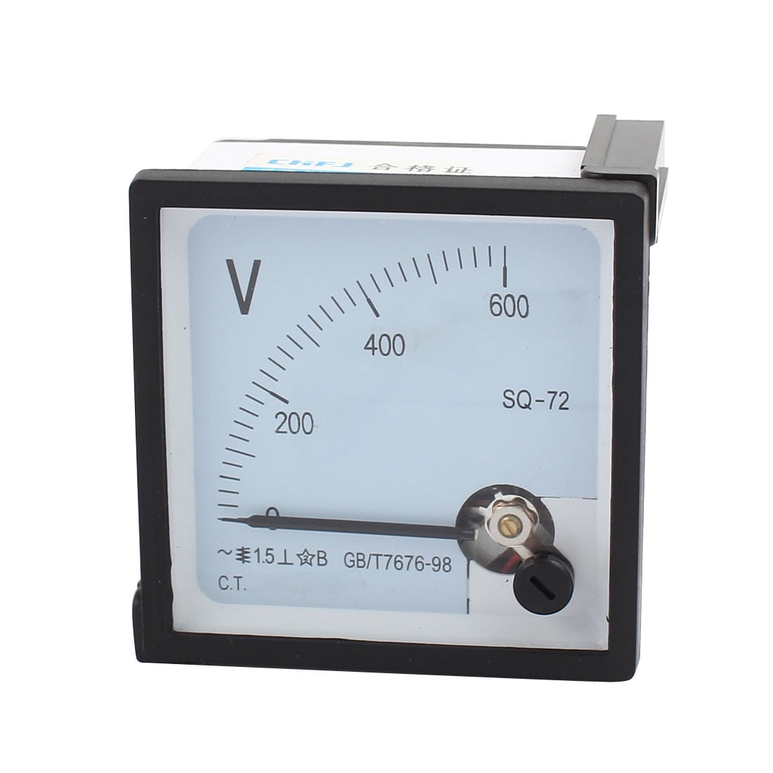 SQ 72 Class 1 5 0 600V Screw Mounted Voltage Analog Panel Meter sq-72-class-1-5-0-600v-screw-mounted-voltage-analog-panel-meter