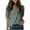 Green, variant on Summer Tops for Women 2025 Trendy Casual Puff Short Sleeve Shirts Summer Henley V Neck T Shirt Tunic Tops (Khaki XXL)