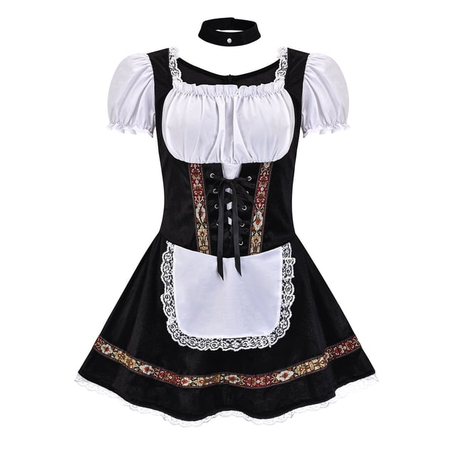 Oktoberfest Costume Carnival Party Beer Costume Girl Dress Set
