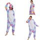 thumbnail image 3 of Kigurumi-Pijama de una pieza de unicornio para mujer y hombre, ropa de dormir de franela, disfraz de dibujos animados, mono de Animal, 3 of 6