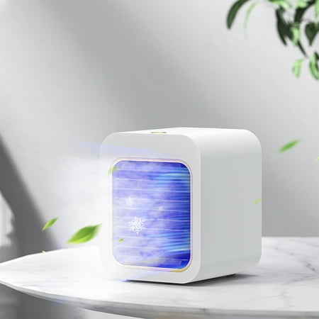 

Krqap Portable Air Cooling Fan 3 Speed Mini Evaporative Cooler. Usb Personal Desk Fan Conditioner