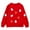 1#Watermelon Red, variant on Kiijoy Girls Halloween Sweatshirt Cute Casual Long Sleeve Pullover Sweatshirt, Sizes 3-4