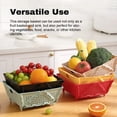 thumbnail image 4 of Colador plegable de plástico para cocina, colador de alimentos para frutas y verduras plegable, 4 of 8