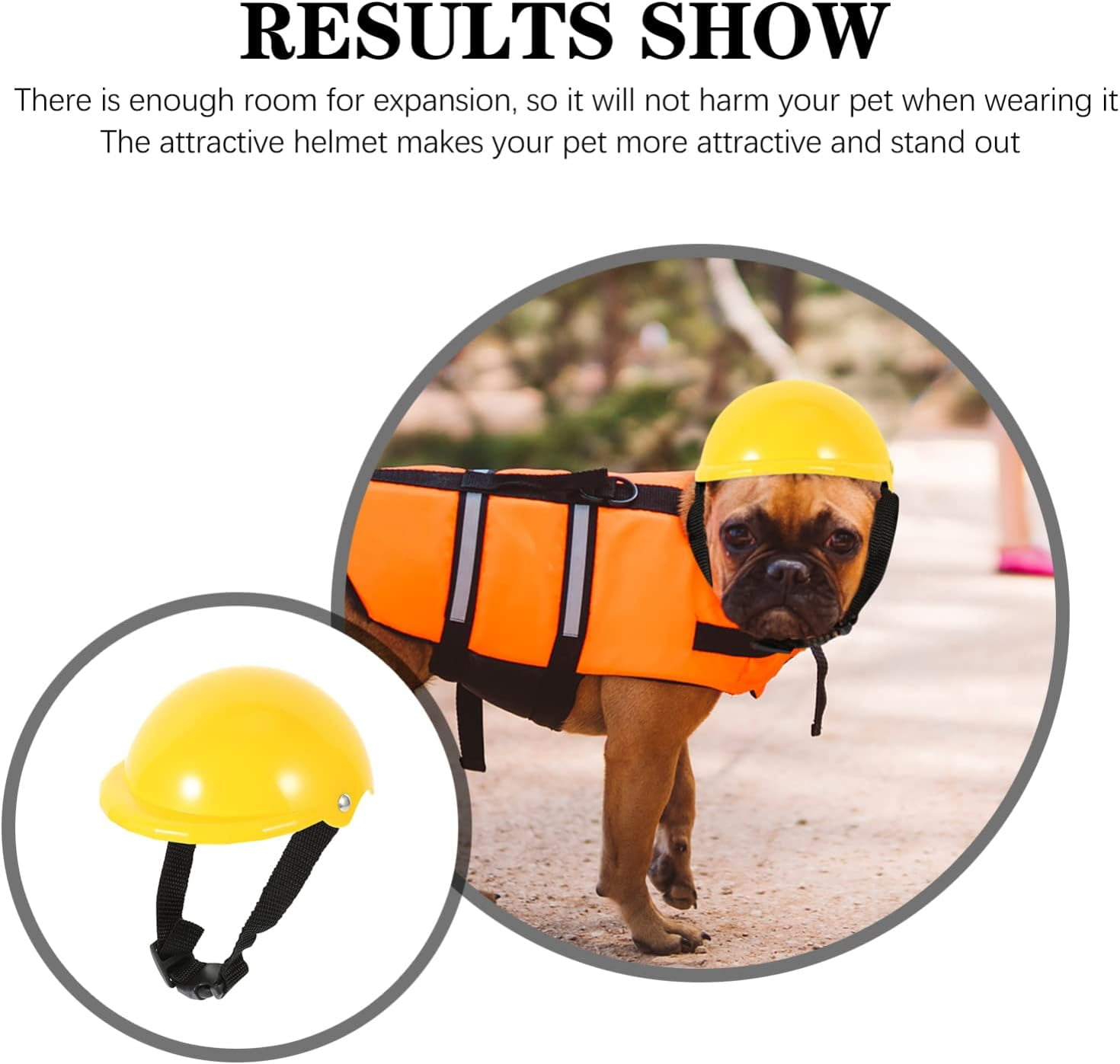 WANDCO Small Dog Helmet Dog Cat Safety Ridding Cap Pet Motorcycle