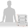 thumbnail image 3 of Oumilen 2-Tier Stackable Double Basket Cabinet Organizer, Metal, 3 of 3