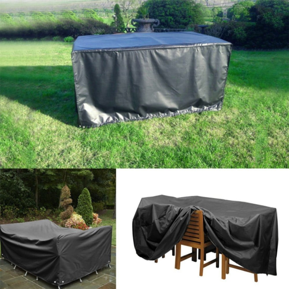 Waterproof Furniture Cover Outdoor Yard UV Garden Table Chair Shelter Protector