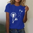 thumbnail image 2 of White Summer Tops for Women Sexy Womens T Shirts Casual Loose Fit Warehouse Today Shipping, 2 of 4