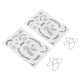 thumbnail image 3 of Sellos transparentes decorativos DIY Ticfox de paloma de la paz, 3 of 14