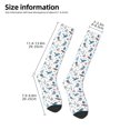 thumbnail image 5 of Daiia Sports Socks Undersea Animals Printed Novelty Crew Socks for Men Women Knee High Socks Cotton Socks Soft & Breathable Support Unisex Socks, 5 of 9