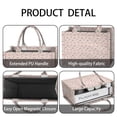 thumbnail image 4 of Large Capacity Tote Bag,Light Pink Cartoon Unicorn Pattern Handbag Fashion Luxury Tote Bag,15.7"x13"x 5.1" Inches,Laptop Compatible, 4 of 6