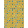 thumbnail image 1 of Ahgly Company Machine Washable Indoor Rectangle Transitional Yellow Area Rugs, 8' x 10', 1 of 7
